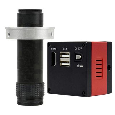 1080P FHD Digital Microscope HDMI Electronic Industrial Microscope Camera for Phone Repair Soldering & 120X C-Mount Lens