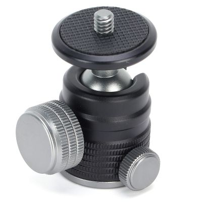 360 Compact Aluminum B Head with Hot Shoe Mount A for Cameras, Easy Angle Adjustment and Versatile Compatibility