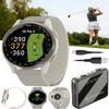 Garmin Approach S50 Golf GPS Smartwatch Cream Gold Aluminum Bezel with Ivory ComfortFit Nylon Band with Wearable4U Power Bank Bundle view 1