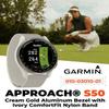 Garmin Approach S50 Golf GPS Smartwatch Cream Gold Aluminum Bezel with Ivory ComfortFit Nylon Band with Wearable4U Power Bank Bundle view 2