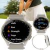 Garmin Approach S50 Golf GPS Smartwatch Cream Gold Aluminum Bezel with Ivory ComfortFit Nylon Band with Wearable4U Power Bank Bundle view 4