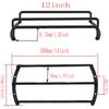 2Pcs 12 Inch Speaker Metal Grill Grille Cover 3 Bars, Subwoofer Speaker Grille Cover Protective Cover, for Bar Home Stereo Loudspeaker Protector. view 4