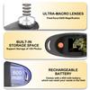 KeFvoer Handheld Digital Microscope with 2.0 Inch IPS Color Screen, Portable Magnifying Glass for Kids, 500x Magnification, 8 Adjustable 3-Level LED Lights, USB Compatible with PC Windows and Mac OS view 4