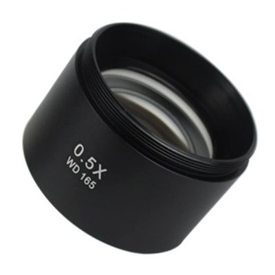 Microscope 0.3X 0.5X 0.7X 0.75X 1X 1.5X 2.0X Stereo Microscope Thread 48mm for Trinocular Microscope(0.5X)