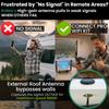 KUMA Connect PRO 4G LTE RV WiFi Kit with High-Gain Outdoor Antenna | Boosts Weak Cell Signal for Stable Internet in Remote Areas | Unlocked for AT&T, T-Mobile | 4-Port Router for 32 Devices | 12v view 2