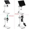 JOEBO Microscope Kit Stand Microscope Mini Foothold Table Frame for Microscope Repair Soldering Microscope Lens Adapters(Silver) view 4