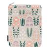 Dadanism 6-7 Inch Embroidered Flower Padded Sleeve for All-New 7" Kindle Paperwhite, 7" Kindle Colorsoft, 6" Kindle, Protective Sleeve Case for 6" Kobo Clara BW/Colour E-Reader, Beige Plants view 1