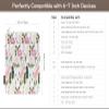 Dadanism Embroidered Daisy Padded Sleeve for All-New Kindle Paperwhite, 7" Kindle Colorsoft Signature Edition, Protective Sleeve Case for 6" K-indle/K-indle Oasis/Kobo E-Reader, Lavender view 2