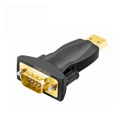 AAYTHNVAS USB to DB9 Serial Adapter Gold Plated Male to Male Female RS232 F/;TD/;1 PL2303 Converter pl;/UG Adapter Compatible Lap/top Computer(PL2303 Male)