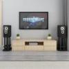 SFKLYU Desktop Speaker Stands Hollowed Floor Speaker Holder Floor Speaker Stands with Cable Management for Studio Monitor, Subwoofer, Loudspeakers,22 * 28cm,61CM view 2