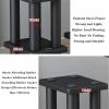 SFKLYU Desktop Speaker Stands Hollowed Floor Speaker Holder Floor Speaker Stands with Cable Management for Studio Monitor, Subwoofer, Loudspeakers,22 * 28cm,61CM view 4