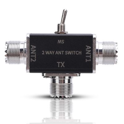 2 Way CB HAM Antennae Switch, 100W 239 Connector Antennae Switch for 1 to 30MHz HAM CB HF VHF UHF Radio