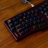 114 Keys Black Translucent Keycaps Cherry Profile BlacK Doubleshot Keycaps Set Fit 60% 65% 75% Cherry Mx Switches Mechanical Keyboard view 1