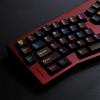 114 Keys Black Translucent Keycaps Cherry Profile BlacK Doubleshot Keycaps Set Fit 60% 65% 75% Cherry Mx Switches Mechanical Keyboard view 4