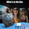 8-Inch Car Subwoofer with 600W Power, High-Performance Sound, Durable Stainless Steel Body, and Efficient Heat Dissipation - Compact, Powerful Bass for Car Audio Systems,Easy Under-Seat Installation view 2