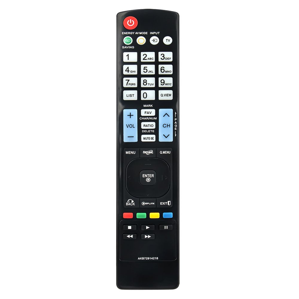AKB72914218 Replace Remote Control Compatible with LG LED LCD TV 55LM6700 55LM8600 55LM9600 60PM6700 42LM6200 47LS5700 47LM8600UC 42LM6200UE 32LD550 42LD550 42LE7500 47LD650UA 50PK750 60PK750-UA