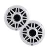 Dual Electronics DMP623 High Performance Marine Radio Speakers | 6.5 inch Weather-Resistant Dual Cone Marine Stereo Boat Speakers with 100 Watts of Peak Power | White view 1