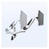 Monitor Stand, Single Monitor Wall Mount for 15-27 Inch Screens up to 17.6 lbs, Gas Spring Monitor Arm Mount, Full Motion Height Adjustable Industrial Monitor Arm Monitor arm adjustable(Two arms) view 3