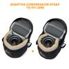 Lowepro ProTactic LCS 8 x 8 III Camera Lens Case, Camera Lens Pouch Bag, fits 50mm F/1.8, for DSLR and Mirrorless Cameras, Vol-0.3L Dim: 3.15x3.15x3.15in, Camera Bag, for Photographer/Videographer view 3