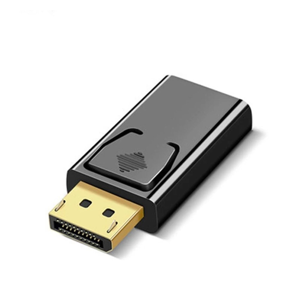 4K 60Hz Display Port to HDMI Adapter Male to Female DP to HDMI-Compatible Converter Video Cable Compatible with The PC TV Projector(4K 30Hz)