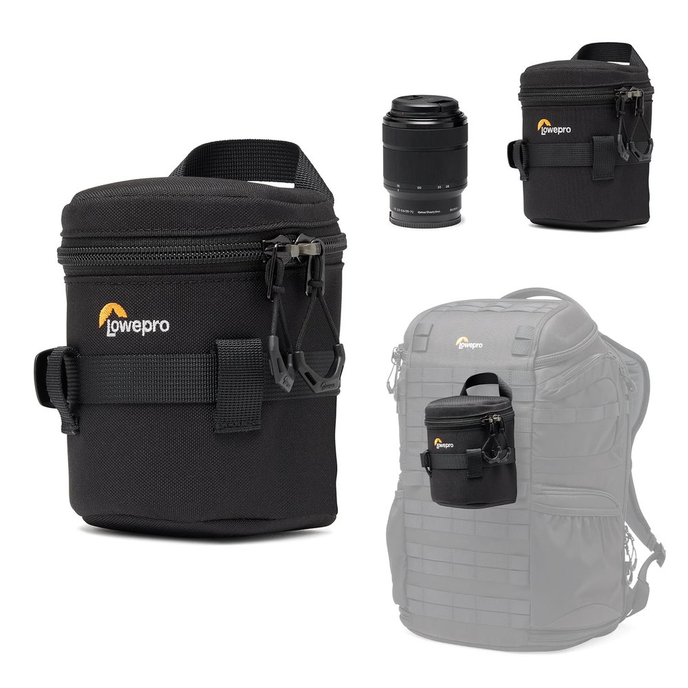 Lowepro ProTactic LCS 9 x 13 III Camera Lens Case, Camera Lens Pouch Bag, fits 24-70mm F/2.8, for DSLR and Mirrorless Cameras, Vol-0.5L Dim:5.12x3.54x3.54in, Camera Bag,for Photographer/Videographer