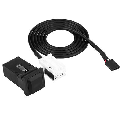 Keenso USB Audio AUX Switch, Car USB Audio AUX Switch Cable with The Socket and Play for RCD510 RCD310 R MK5 MK6 5KD035724