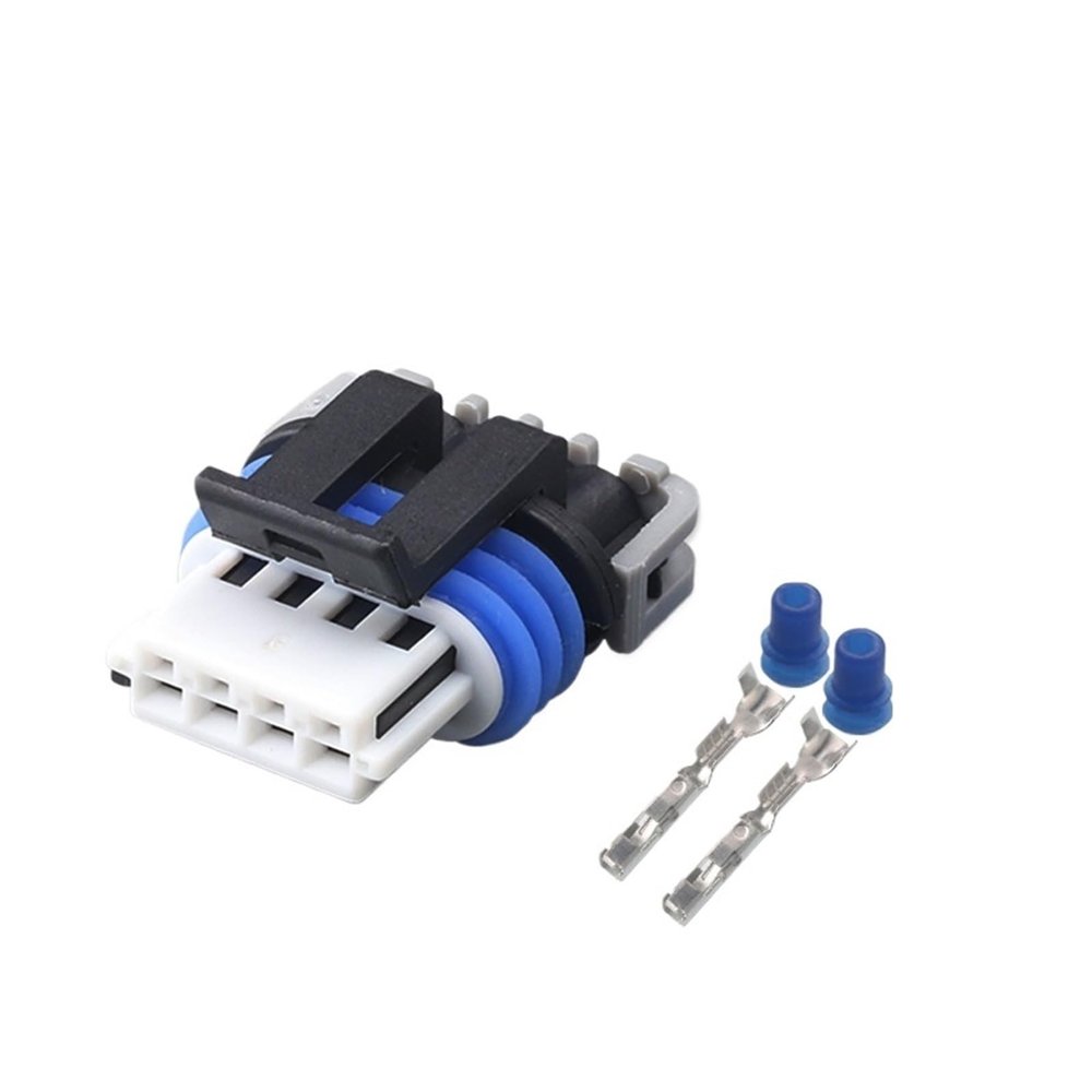 1 Set 4 Pin 15413116 Dephi Auto Water Proof Wire Connector Electrical Intake Temp Pressure Sen*/SOR Plug(1 Set)