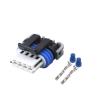 1 Set 4 Pin 15413116 Dephi Auto Water Proof Wire Connector Electrical Intake Temp Pressure Sen*/SOR Plug(1 Set) view 1