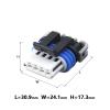 1 Set 4 Pin 15413116 Dephi Auto Water Proof Wire Connector Electrical Intake Temp Pressure Sen*/SOR Plug(1 Set) view 2