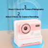 48MP Print Camera 1080P HD, Front, Rear Dual Lens, Timed Photography, 16X Digital Zoom, 2.4 Inch Screen, Fun Sketching, Supports Delayed Photography, Loop Photography (Pink) view 4