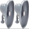 STH-15S-ULC Pack of 2 Supervised 7.9" Diamerter Speakers, Gray; 15-Watt High-Efficiency Compression Driver; Beam/Pillar Mounting; 25/70V; 7-Position Watt/Impedance Selection Switch; UL Listed view 1