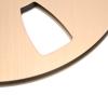 1/4 10.5 Inch Empty Takeup Reel, 6 Hole Aluminum Alloy Design, Universal Opening Machine Part, Classic 6 Hole Wind, Low Noise Replacement for Tape Deck Reels (Gold) view 2