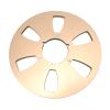 1/4 10.5 Inch Empty Takeup Reel, 6 Hole Aluminum Alloy Design, Universal Opening Machine Part, Classic 6 Hole Wind, Low Noise Replacement for Tape Deck Reels (Gold) view 4