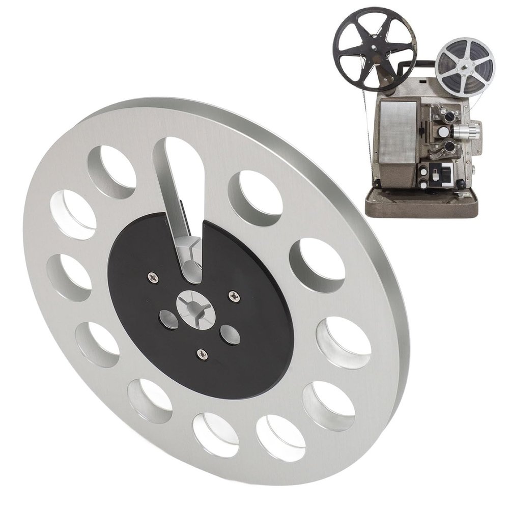 1/4 7 Inch Empty Tape Reel, Aluminum Alloy Material, 11 Holes Wind, High Performance Sound Reel with Applicability for Universal