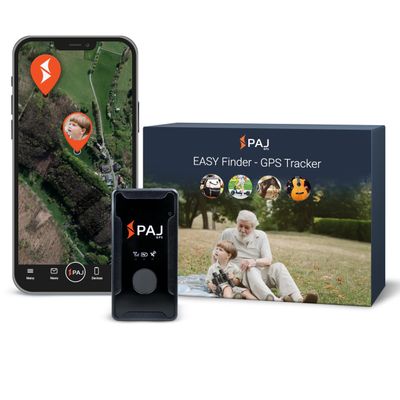 PAJ GPS Tracker for People with SOS Button for Emergency & Voice Message