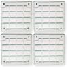 ET-1010-W Pack of 4 Vandal Resistant Emergency Wall Speakers, White; Wall/Ceiling Mount; No Lettering; Indoor/Outdoor Use; 25/70V; for FAS; Cast Metal Housing view 1