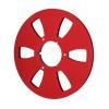 1/4 10.5 Inch Empty Takeup Reel, 6 Hole Aluminum Alloy Design, Universal Opening Machine Part, Classic 6 Hole Wind, Low Noise Replacement for Tape Deck Reels (Red) view 3