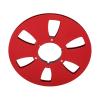 1/4 10.5 Inch Empty Takeup Reel, 6 Hole Aluminum Alloy Design, Universal Opening Machine Part, Classic 6 Hole Wind, Low Noise Replacement for Tape Deck Reels (Red) view 4