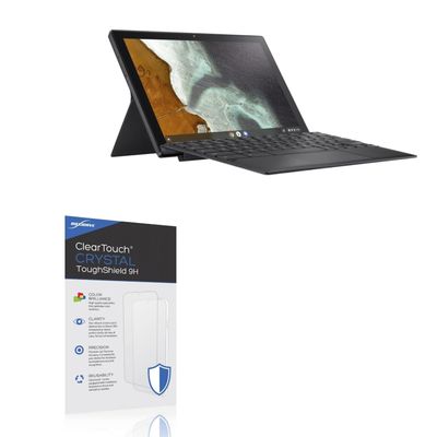 BoxWave Screen Protector Compatible with ASUS Chromebook Detachable CM3 CM3000 - ClearTouch Crystal ToughShield 9H (2-Pack), Clear 9H Tough Flexible Film Screen Protector