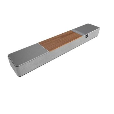 Klipsch Flexus Core 100 2.1 Ch All-in-One 100W Soundbar, Dolby Atmos, Walnut Finish 1071980-WN - Walnut color (Renewed)