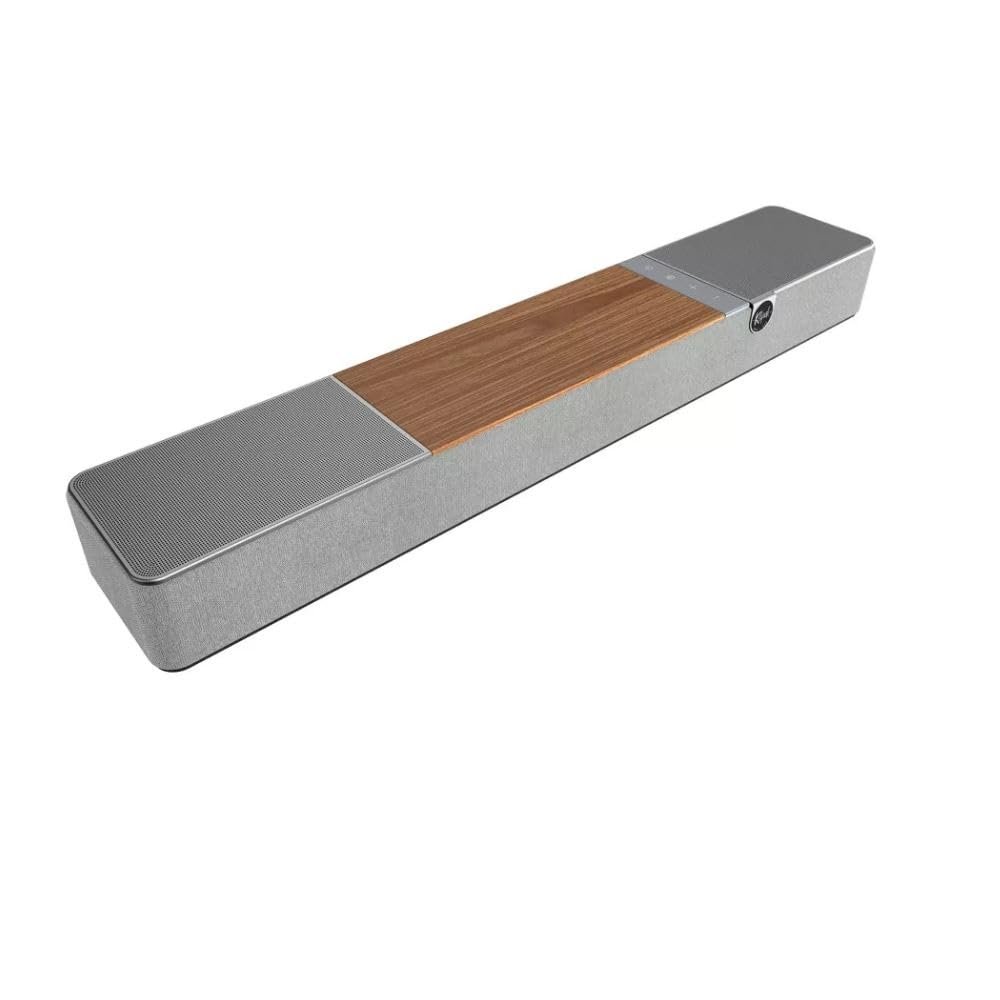 Klipsch Flexus Core 100 2.1 Ch All-in-One 100W Soundbar, Dolby Atmos, Walnut Finish 1071980-WN - Walnut color (Renewed)