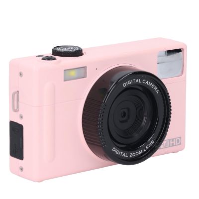 48MP 1080P Digital Camera, Digital Point and Shoot Camera with 16X Zoom, Anti Shake, 3 LCD Screen, Compact Small Camera for Travel, Support Up to 128G SD Card (64GB)