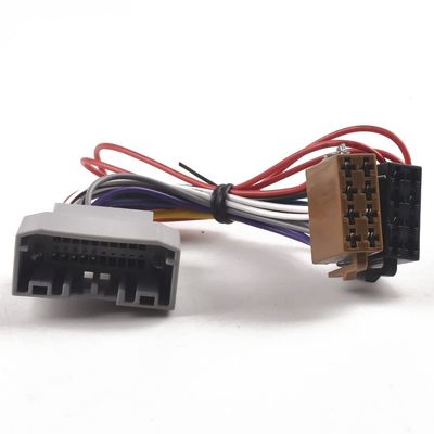 22Pin Car Radio Stereo ISO Wire Harness Cable for Chrysler Dodge Jeep Stereo Adapter 08-16,ISO Car Stereo Wiring Harness Connector