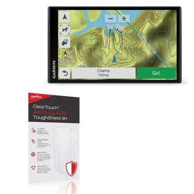 BoxWave Screen Protector Compatible with Garmin DriveTrack 71 - ClearTouch Anti-Glare ToughShield 9H (2-Pack), Anti-Glare 9H Tough Flexible Film Screen Protector