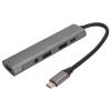 USB C Hub 5 in 1 Multiport Adapter, Aluminium Alloy Material, Supports 4K HD Output, PD Fast Charging, USB3.0 High Speed Transmission, Compatible with MacBook Pro, Switch, view 1