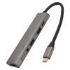 USB C Hub 5 in 1 Multiport Adapter, Aluminium Alloy Material, Supports 4K HD Output, PD Fast Charging, USB3.0 High Speed Transmission, Compatible with MacBook Pro, Switch, view 2