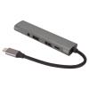 USB C Hub 5 in 1 Multiport Adapter, Aluminium Alloy Material, Supports 4K HD Output, PD Fast Charging, USB3.0 High Speed Transmission, Compatible with MacBook Pro, Switch, view 3