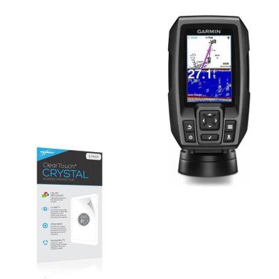 BoxWave Screen Protector Compatible with Garmin Striker 4 - ClearTouch Crystal (2-Pack), HD Film Skin - Shields from Scratches