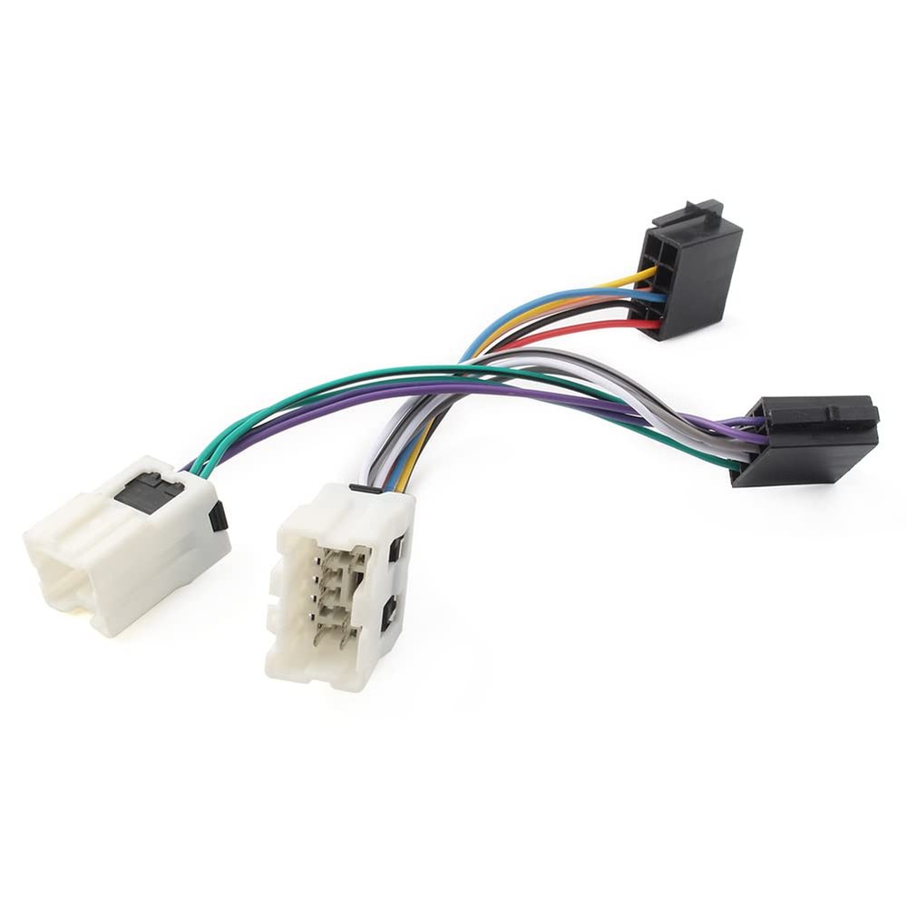 Car Stereo Radio ISO Wiring Harness Cable Wire Adapter to Compatible for Nissan X-Trail Navara Patrol Maxima