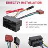 Car ISO Radio Stereo Wire Wiring Harness Cable Adapter Connector Plug for Select 2013-2019 Dodge Ram Jeep Wrangler Chrysler Fiat 500 CD Player Stereo Cable Plug view 3
